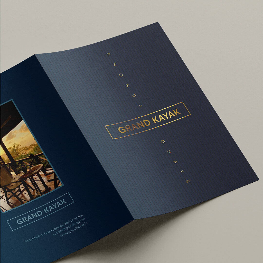 Gold Foil Brochures